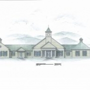 Stratton Mountain School drawing